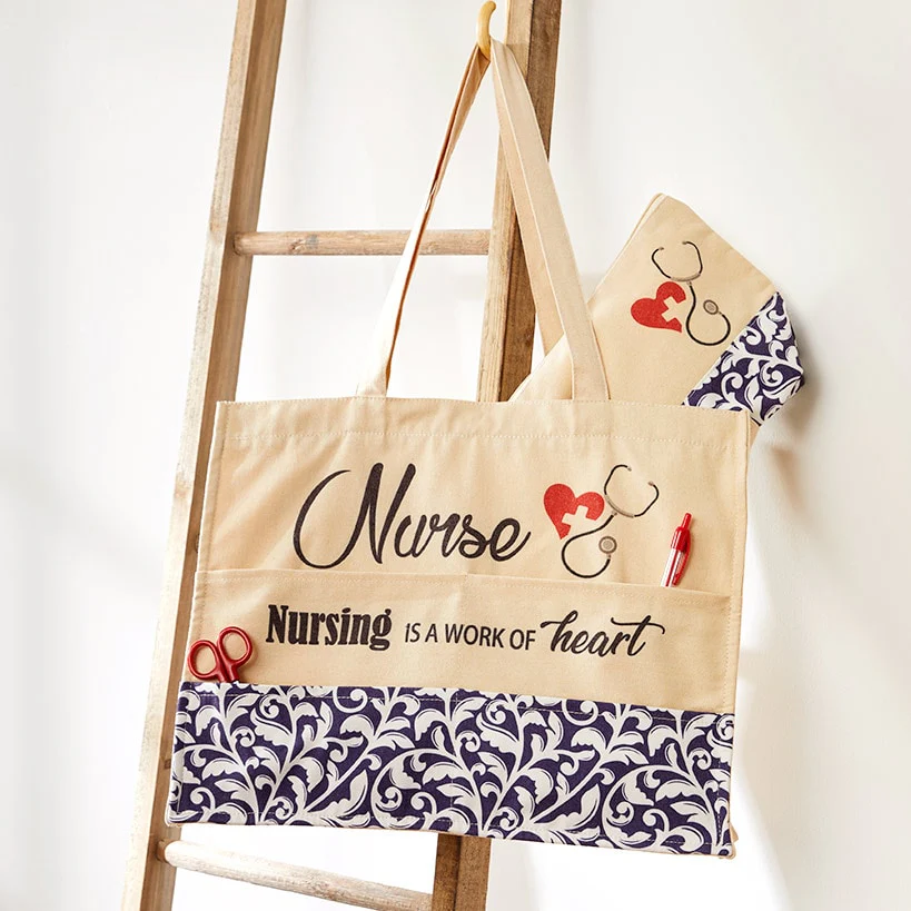 Occupational Tote Bag with Pouch