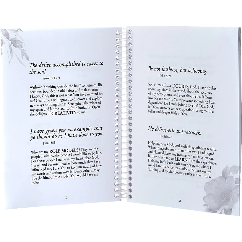One Minute Prayers Notebook with Bonus Magnet - Image 2