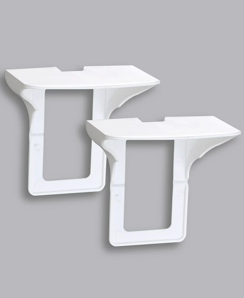 Outlet Shelf Wall Holder Set of 2 - Image 4