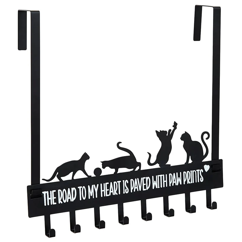 Over The Door Hooks with Cat Sentiment - Image 2