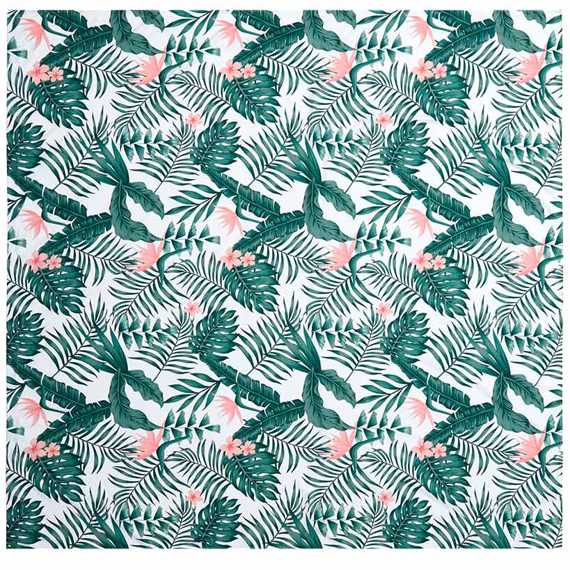 Palm Floral Shower Curtain, Bath Rug, Hand Towels, Valance, or Hooks - Image 2
