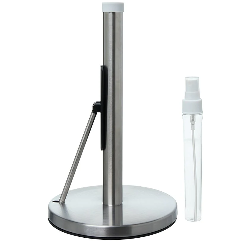 Paper Towel Holder with Spray Bottle - Image 4