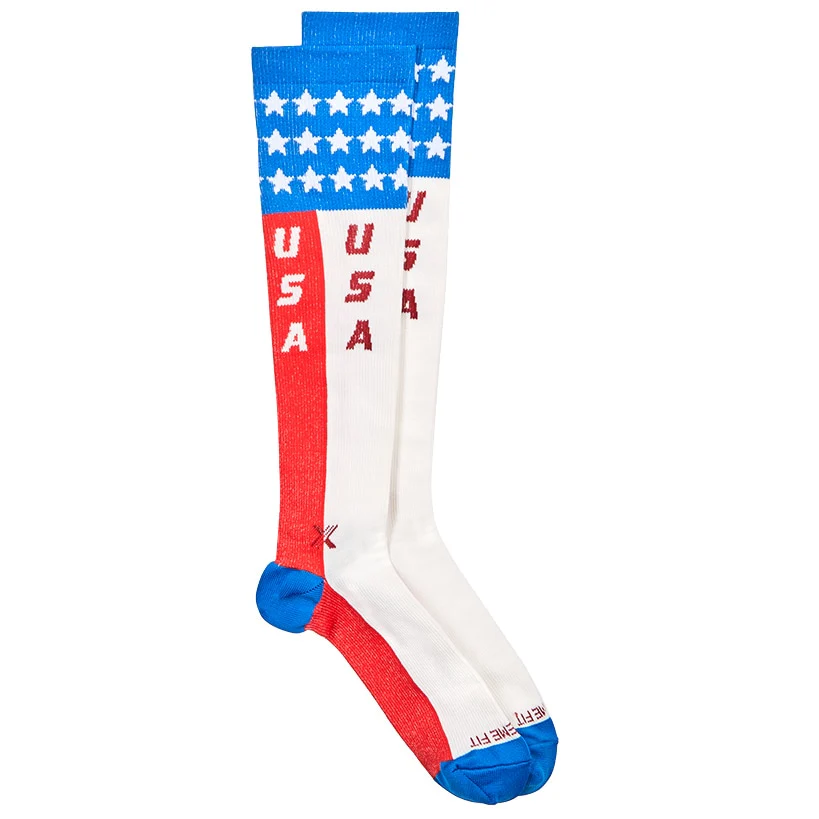 Patriotic Knee-High Compression Socks - Image 2