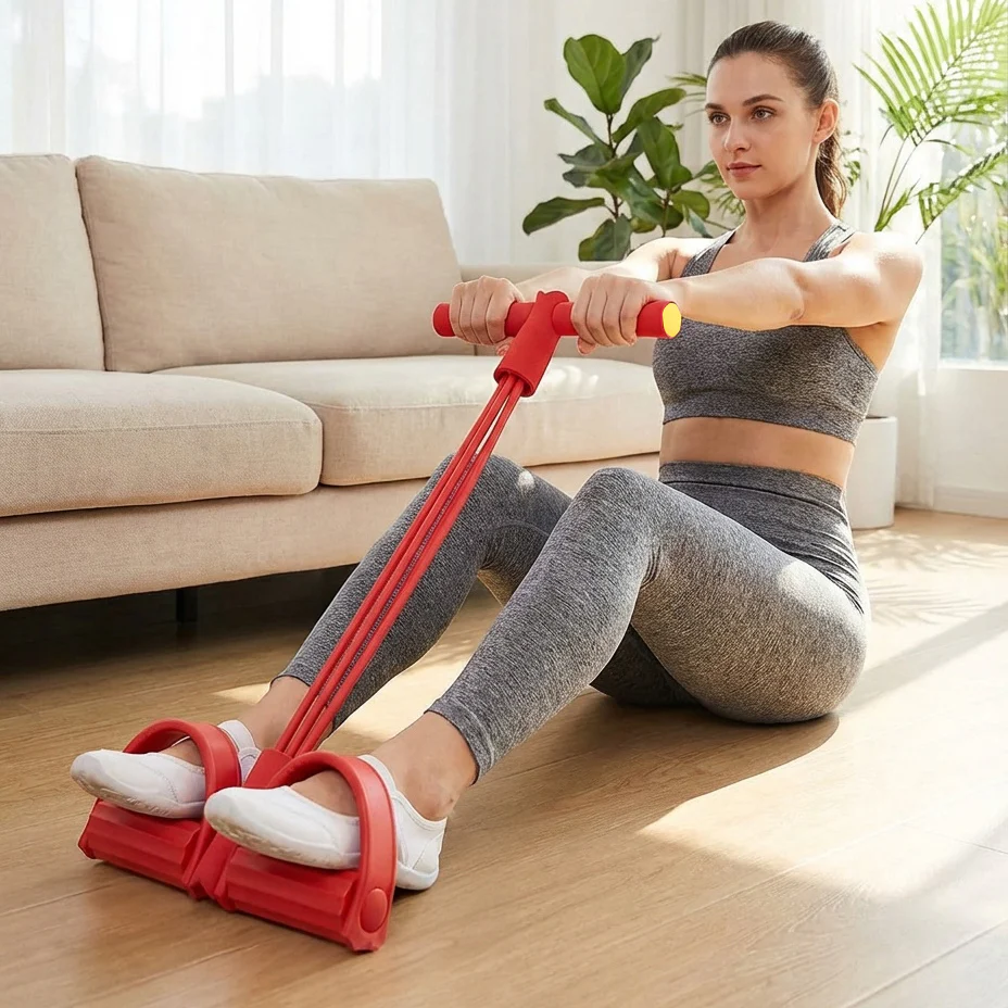 Pedal Resistance Band with Handle - Image 3