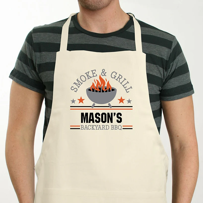 Personalized Backyard BBQ Apron