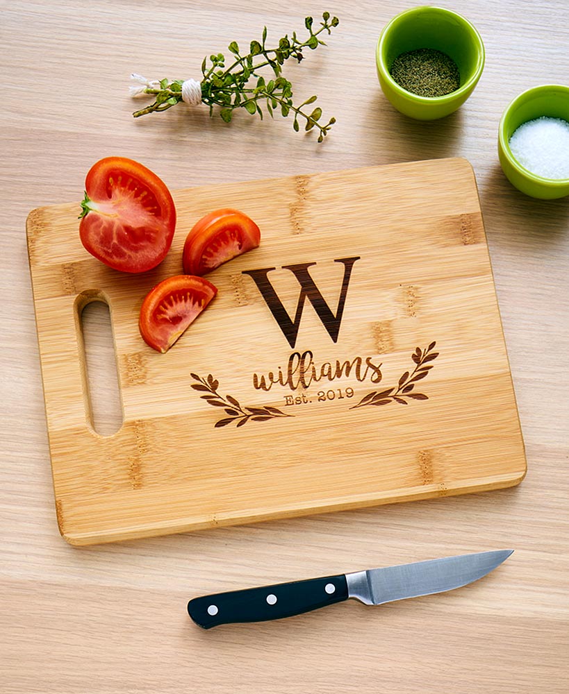 Personalized Bamboo Engraved Cutting Board - Image 3