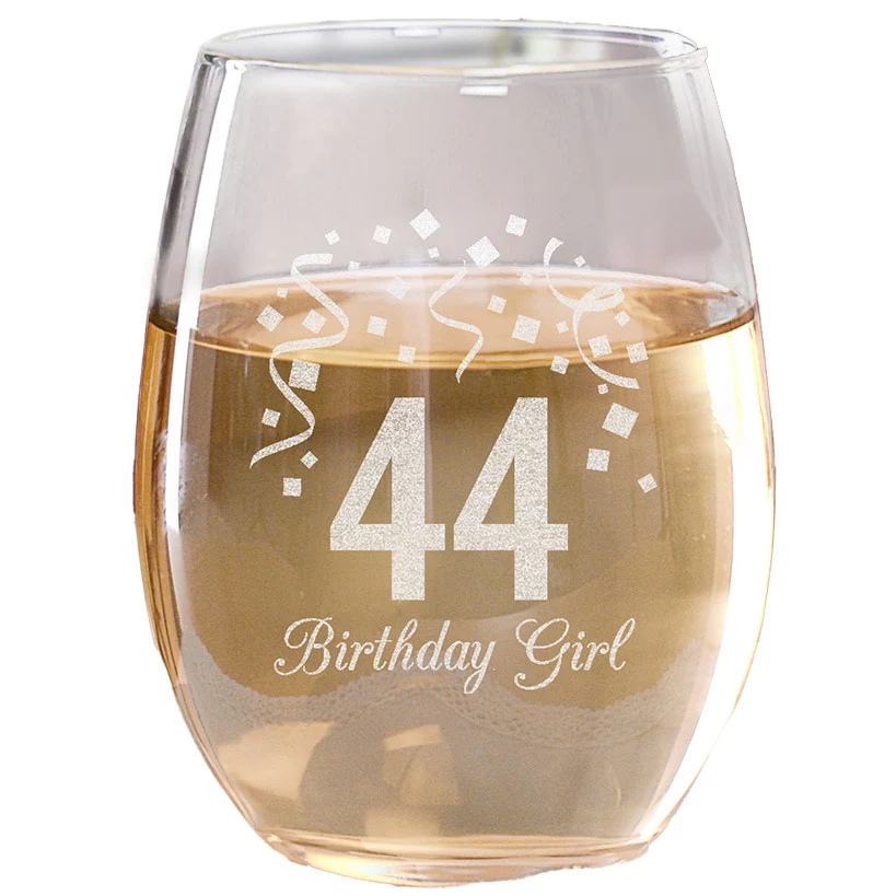 Personalized Birthday Wine Glass - Image 2