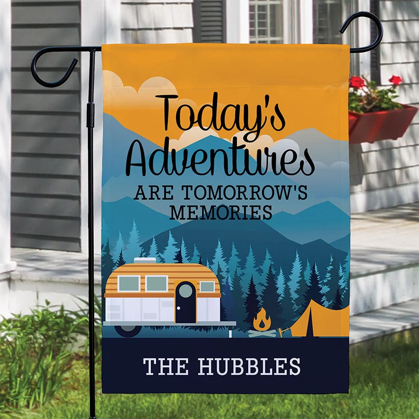 Personalized Camping Double-sided Garden Flag - Image 5