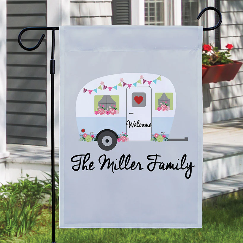 Personalized Camping Double-sided Garden Flag - Image 6