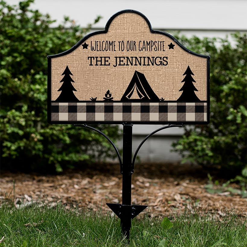 Personalized Camping Magnet Yard Sign - Image 3
