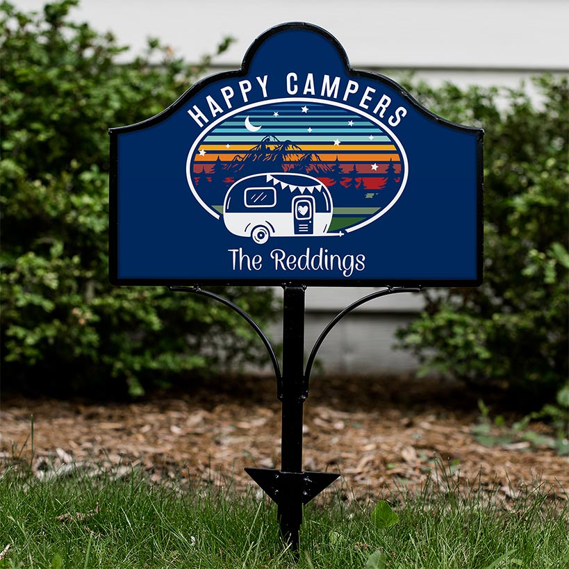 Personalized Camping Magnet Yard Sign - Image 4