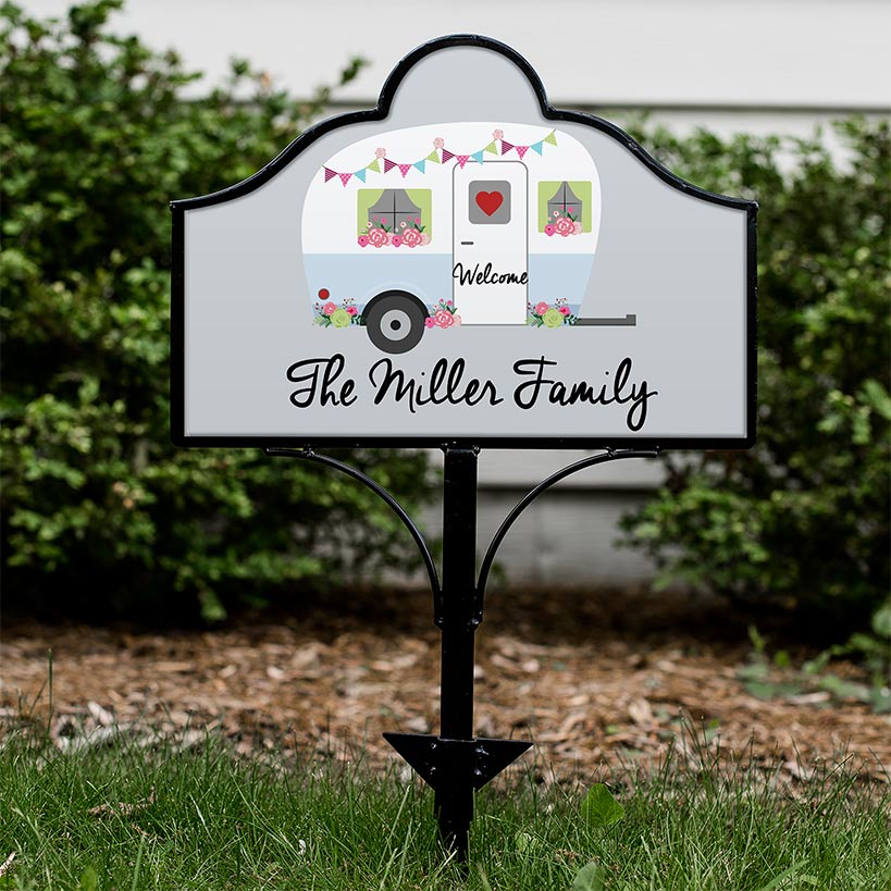 Personalized Camping Magnet Yard Sign - Image 6