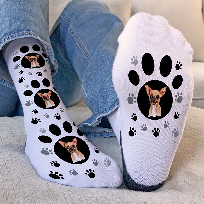Personalized Dog Breed Crew Socks - Image 2