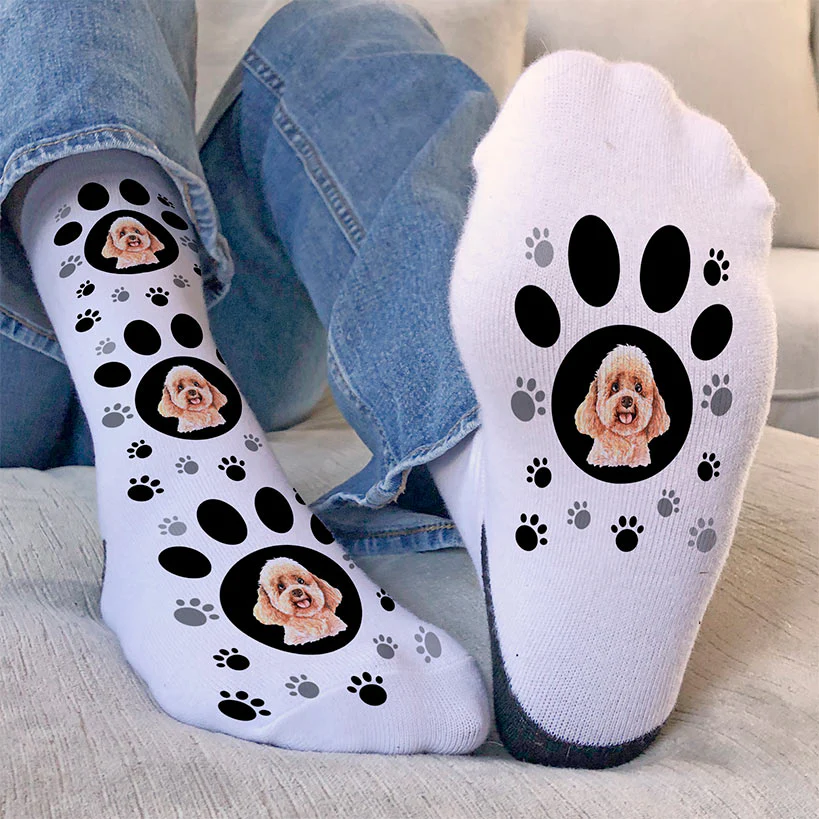 Personalized Dog Breed Crew Socks - Image 6