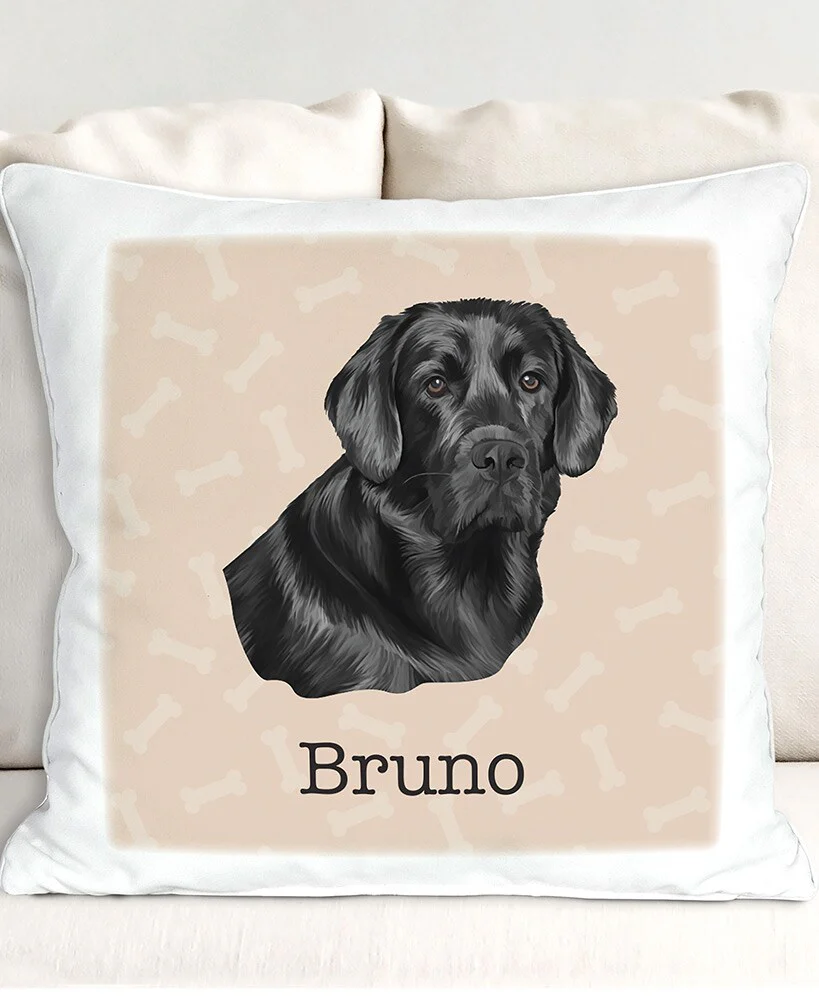 Personalized Dog Breed Sherpa Throw Pillow - Image 2