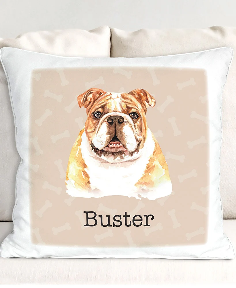 Personalized Dog Breed Sherpa Throw Pillow - Image 3