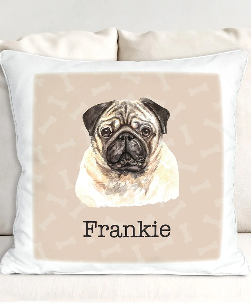 Personalized Dog Breed Sherpa Throw Pillow - Image 7