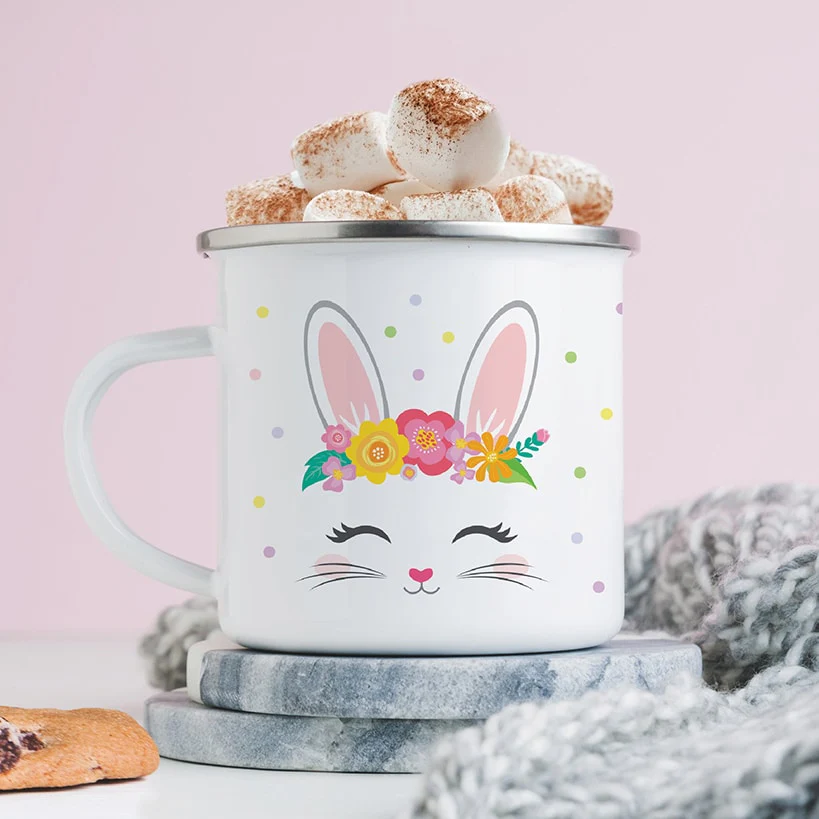 Personalized Easter Bunny Camp Mug - Image 3
