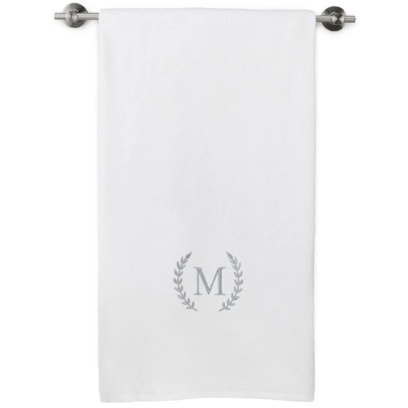 Personalized Embroidered White Bath Towels - Image 12