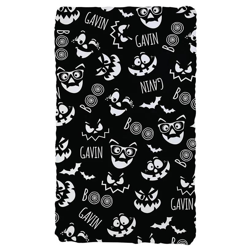 Personalized Halloween Plush Blanket - Image 3