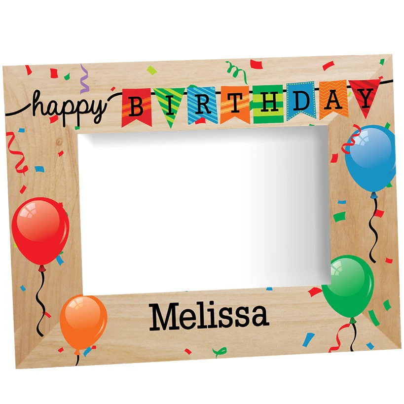 Personalized Happy Birthday Picture Frame - Image 2