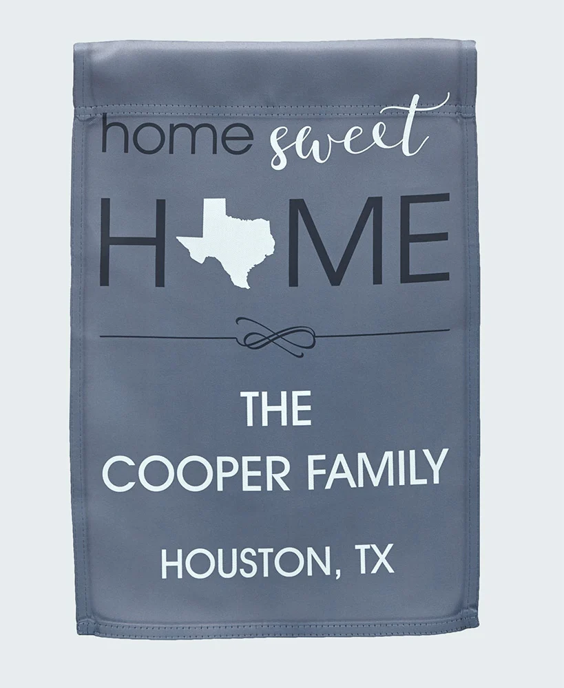 Personalized HOME State Doormat or Garden Flag - Image 4