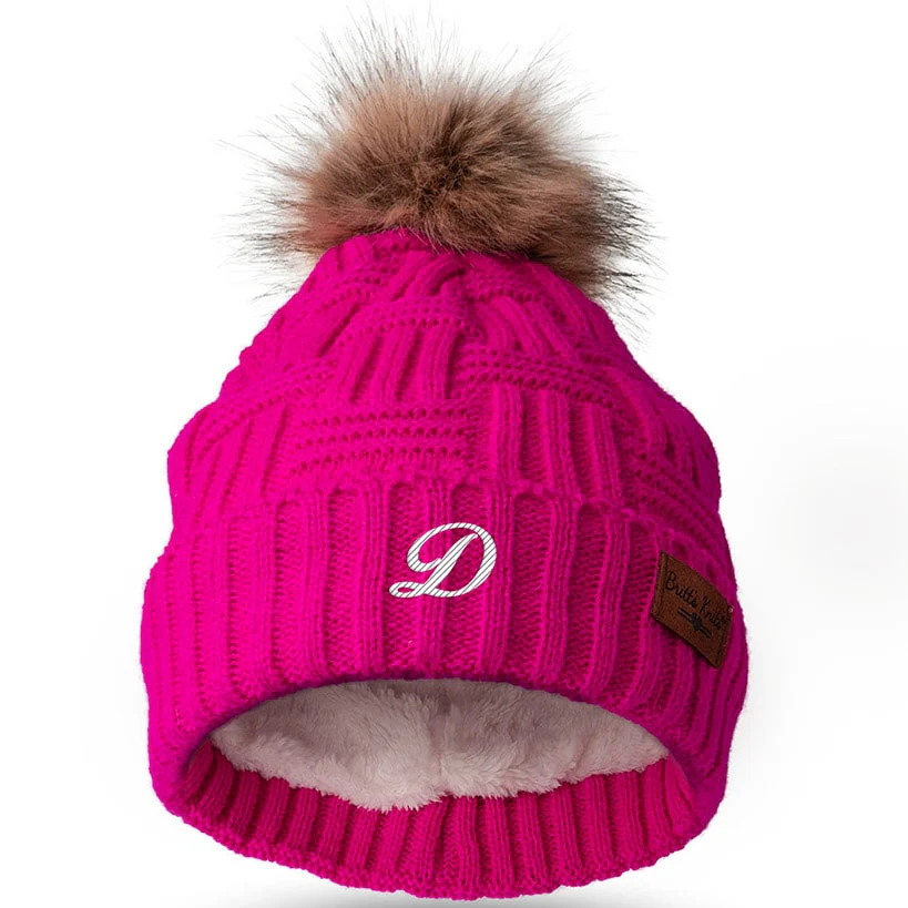 Personalized Initial Adult Knit Hat - Image 3