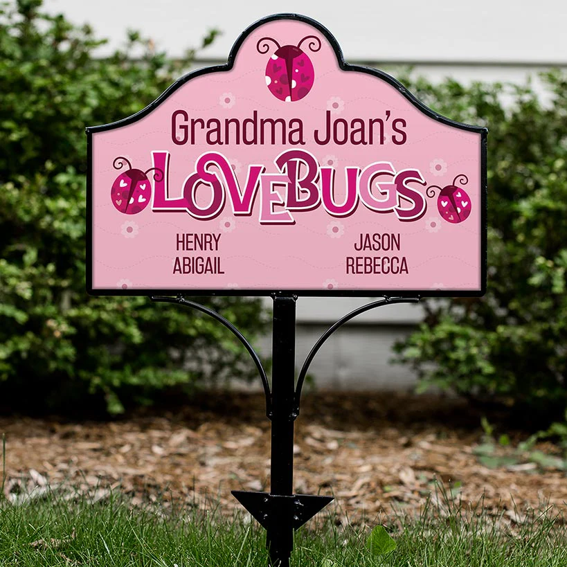 Personalized Love Bug Magnet for Yard Sign - Image 4