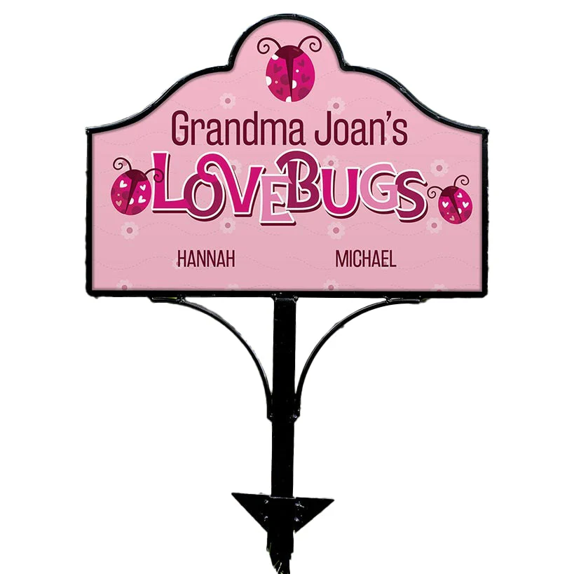 Personalized Love Bug Magnet for Yard Sign - Image 6