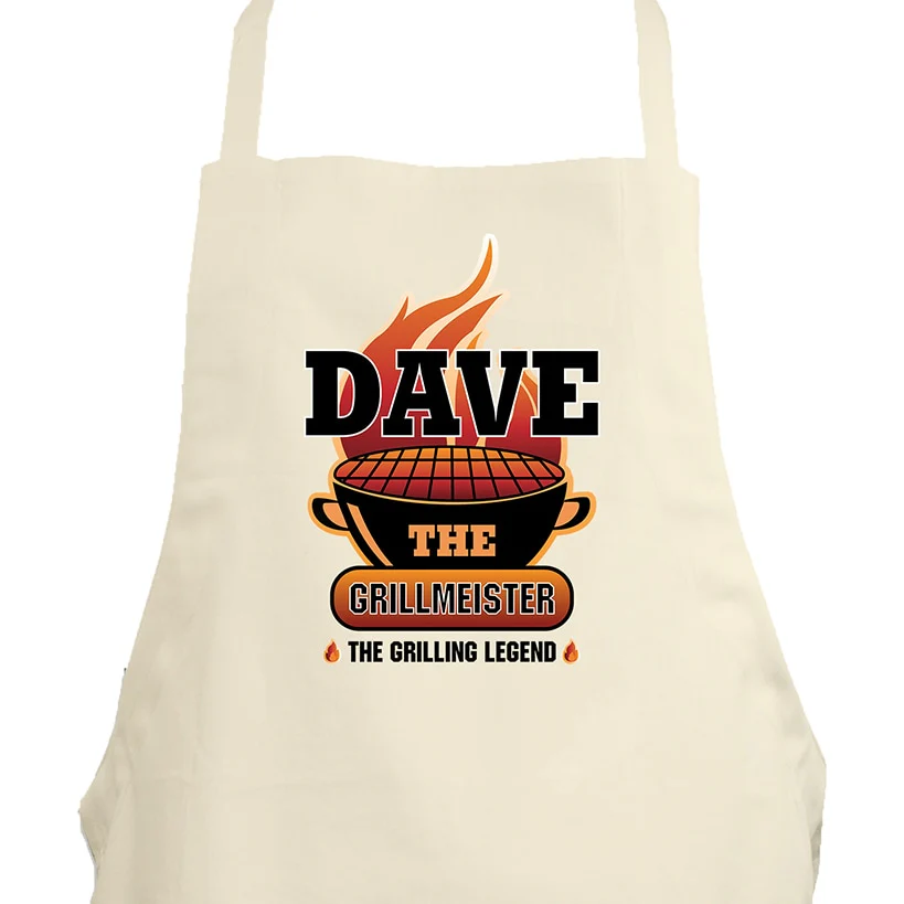 Personalized Men's Grillmeister Apron - Image 2