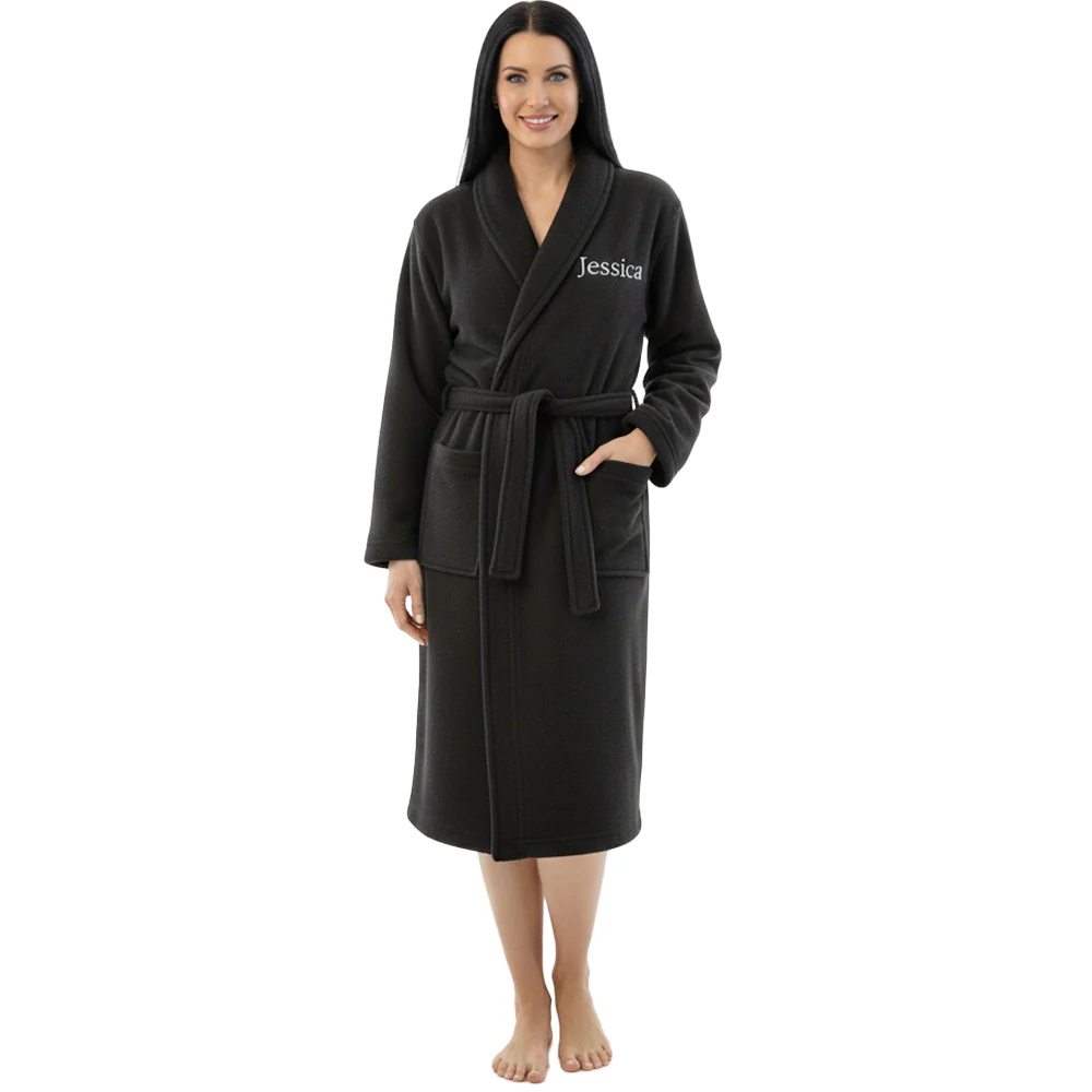 Personalized Microfleece Robe - Image 4