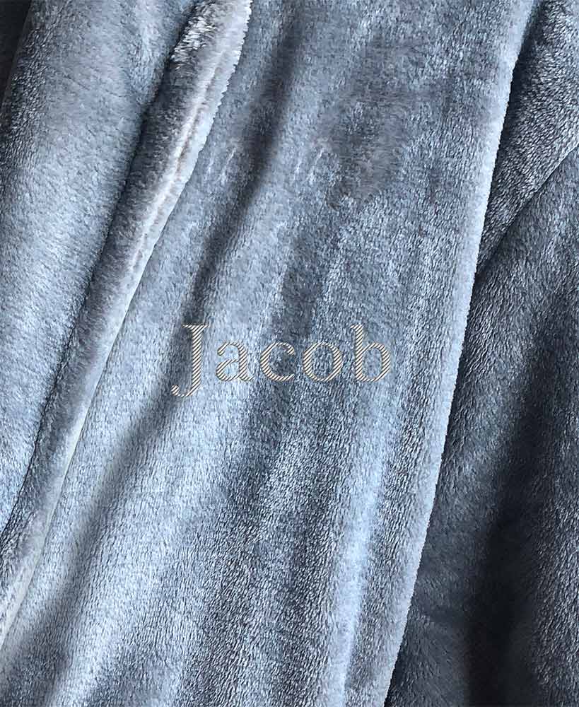 Personalized Microfleece Robe - Image 8