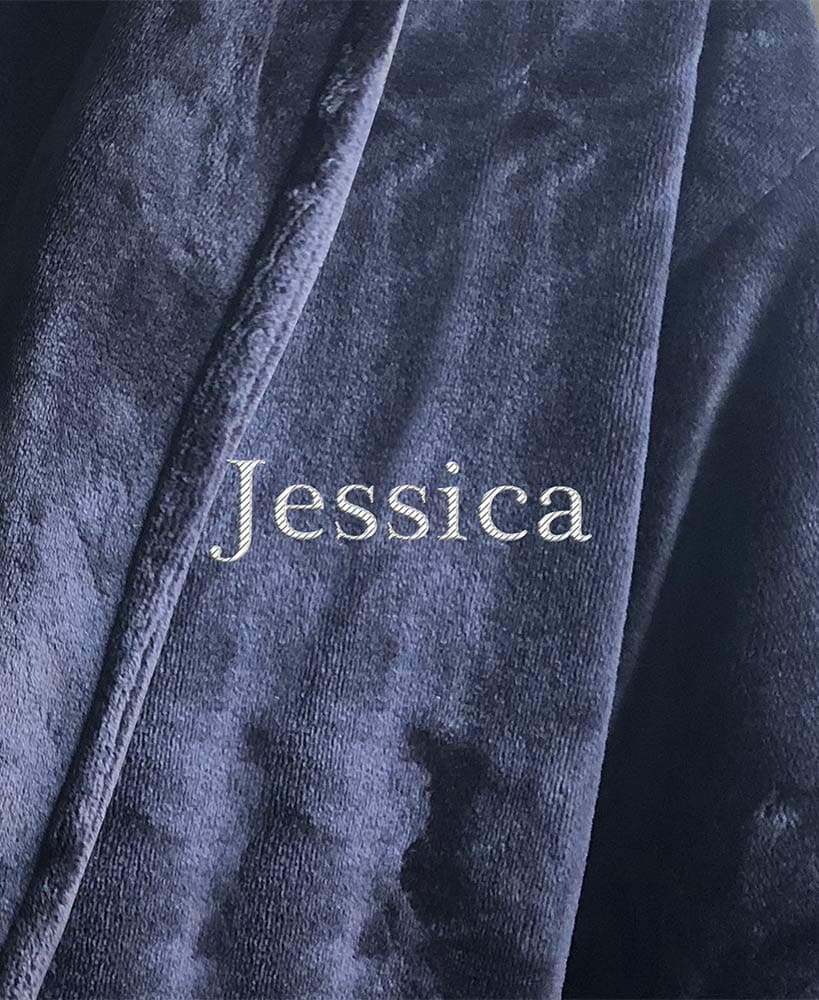 Personalized Microfleece Robe - Image 9