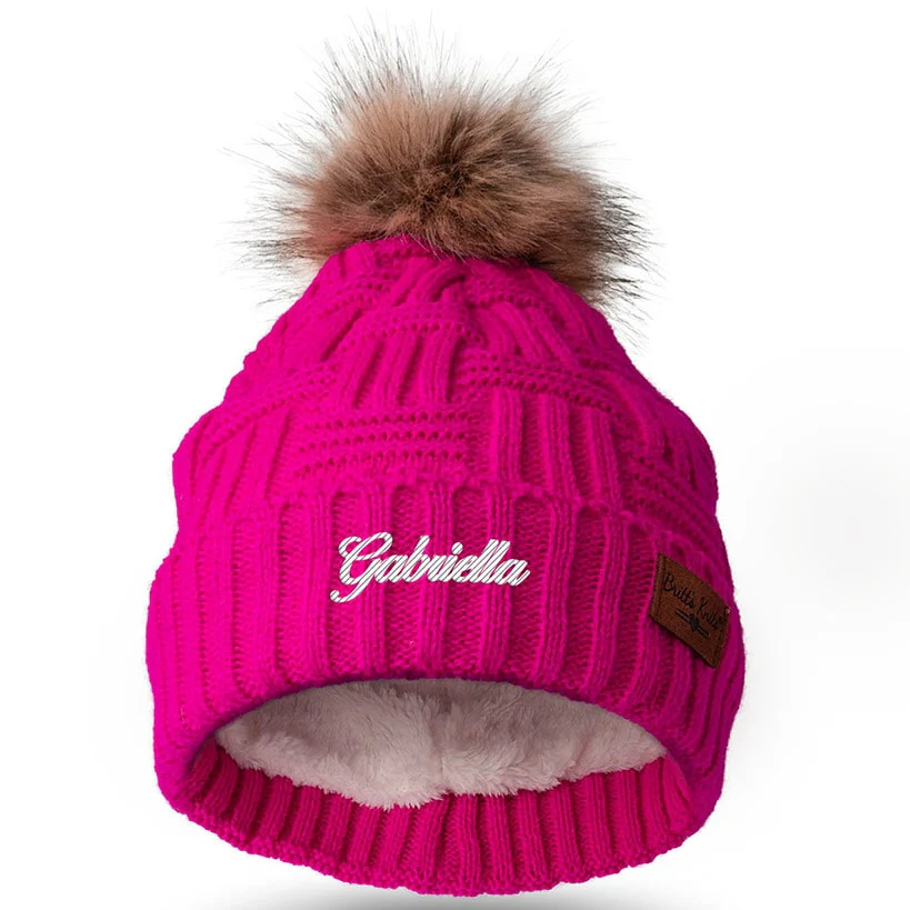 Personalized Name Adult Knit Hat - Image 3