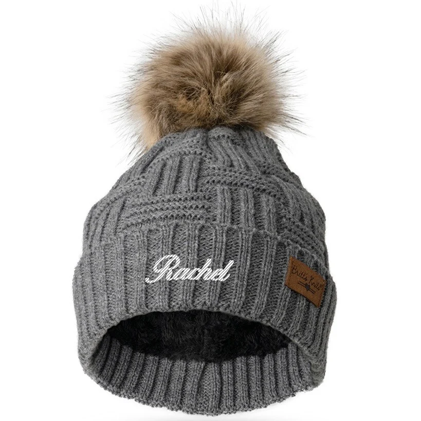 Personalized Name Adult Knit Hat - Image 5
