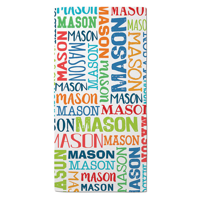 Personalized Name Beach Towels - Image 3