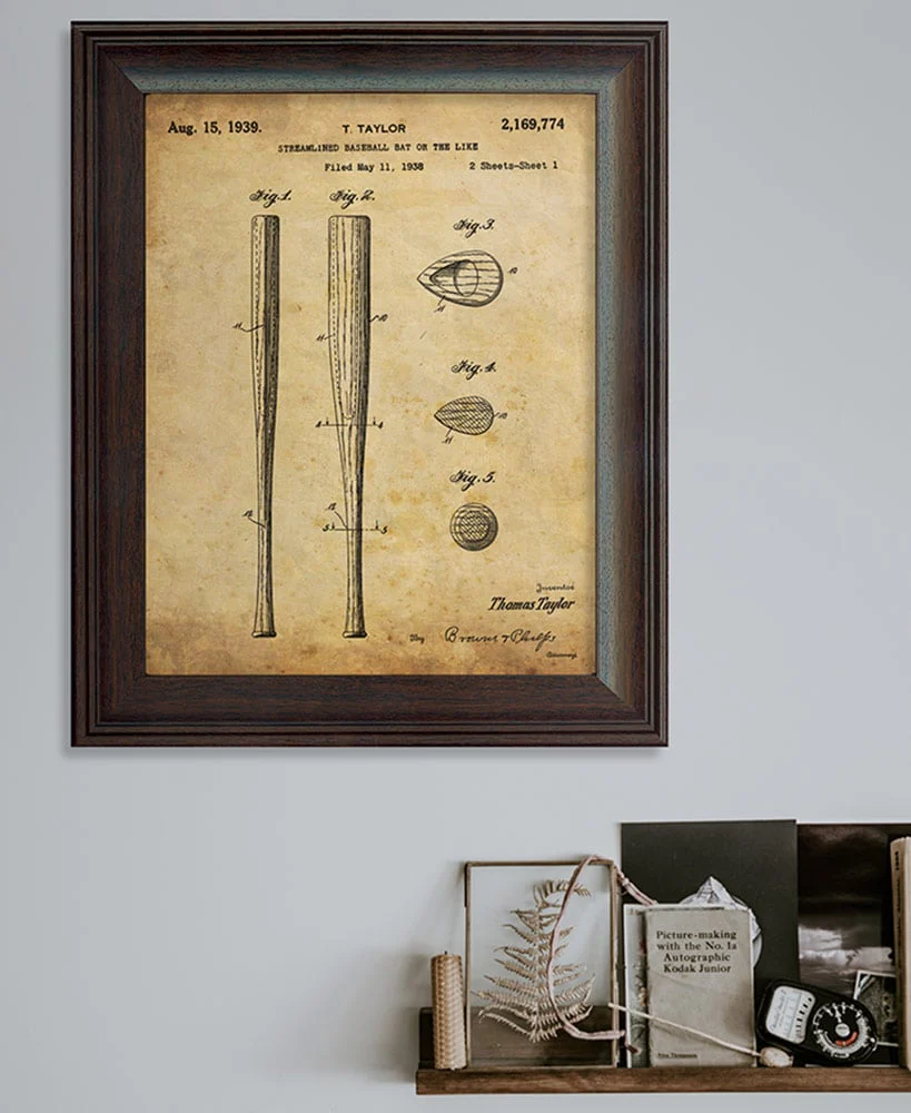 Framed Patent Wall Art
