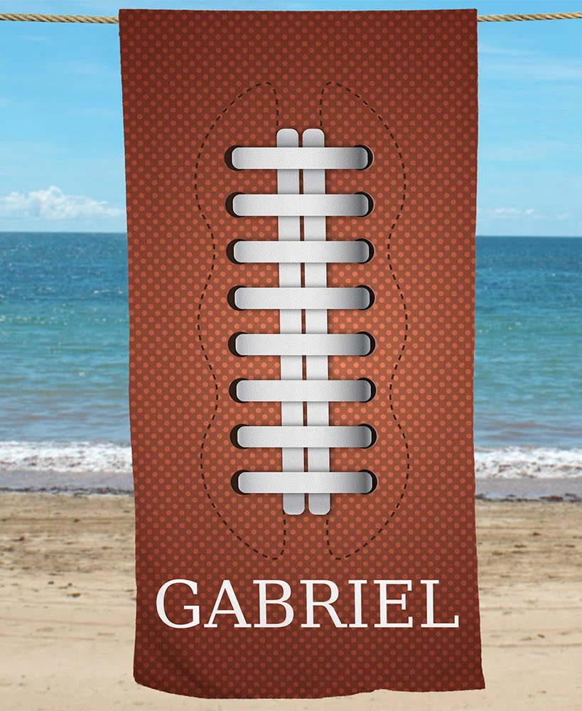 Personalized Sports Beach Towels - Image 4