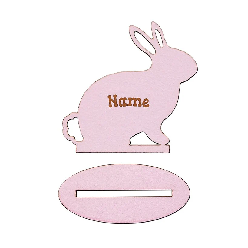 Personalized Standing Bunny Wood Gifts - Image 4