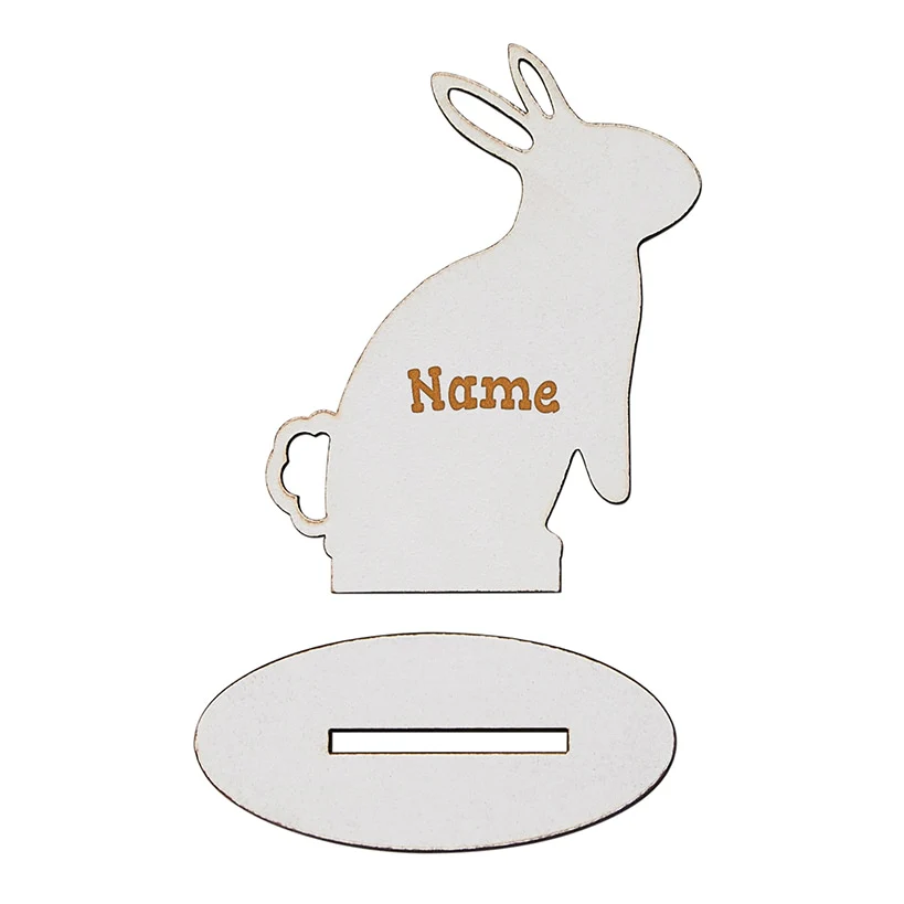 Personalized Standing Bunny Wood Gifts - Image 6