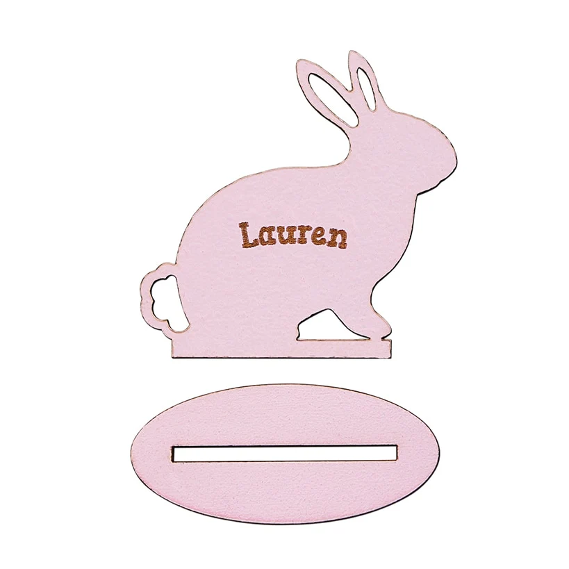 Personalized Standing Bunny Wood Gifts - Image 9