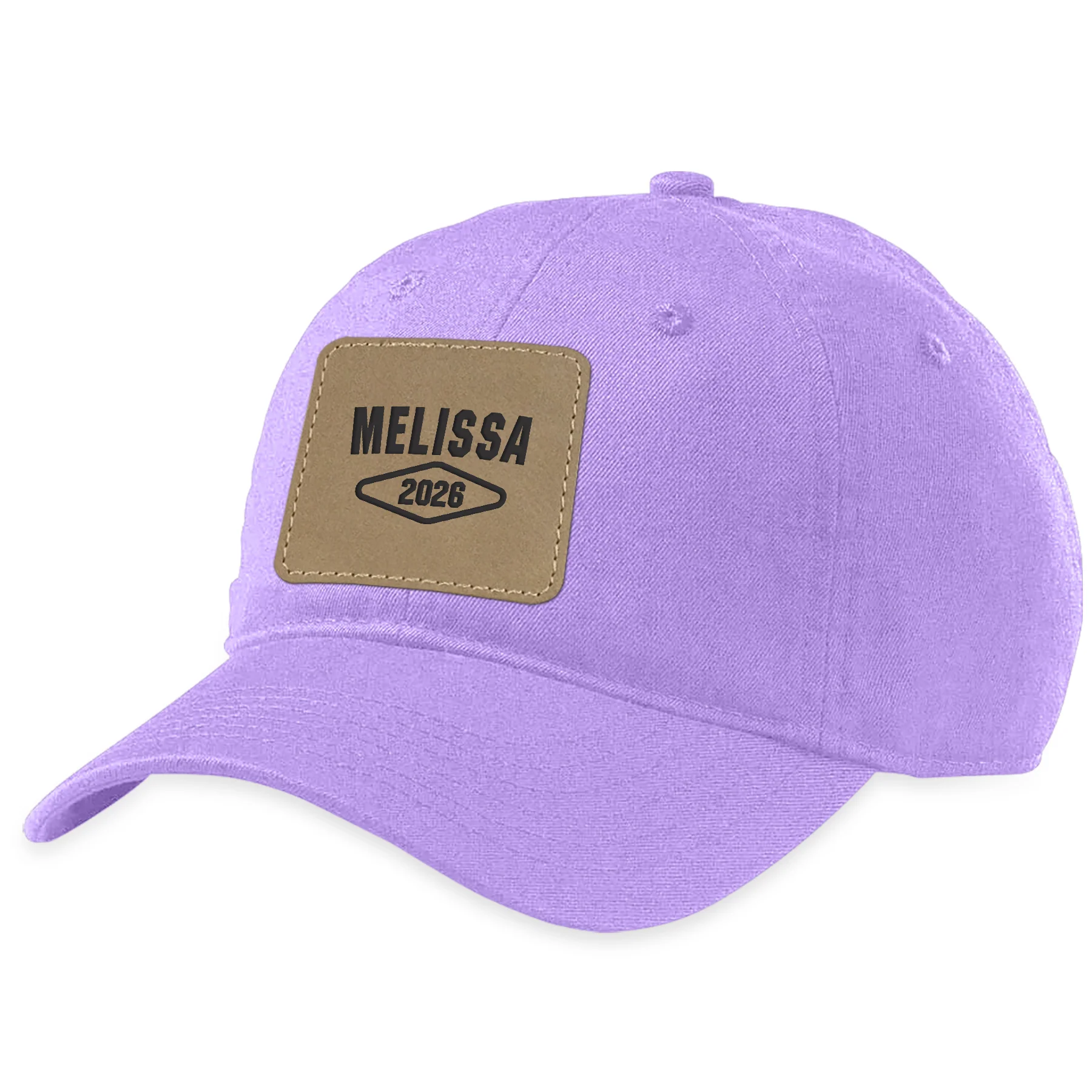 Personalized Title Rounded Diamond Chino Hat - Image 3