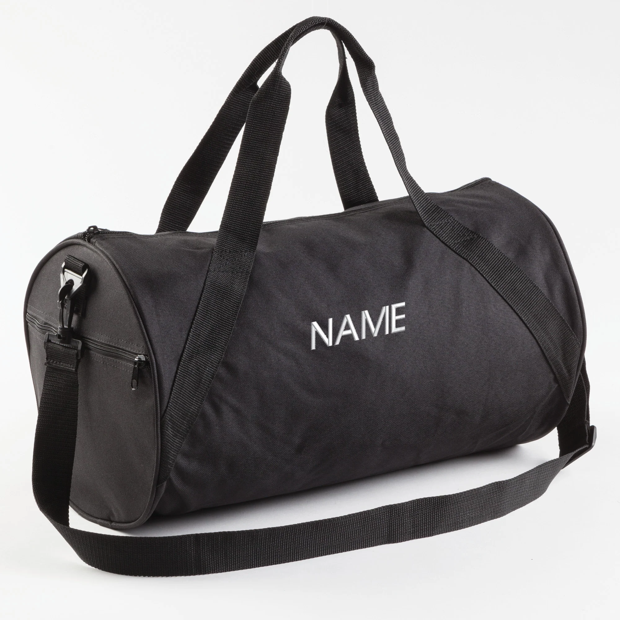 Personalized Travel Bag with White Block Name - Image 3