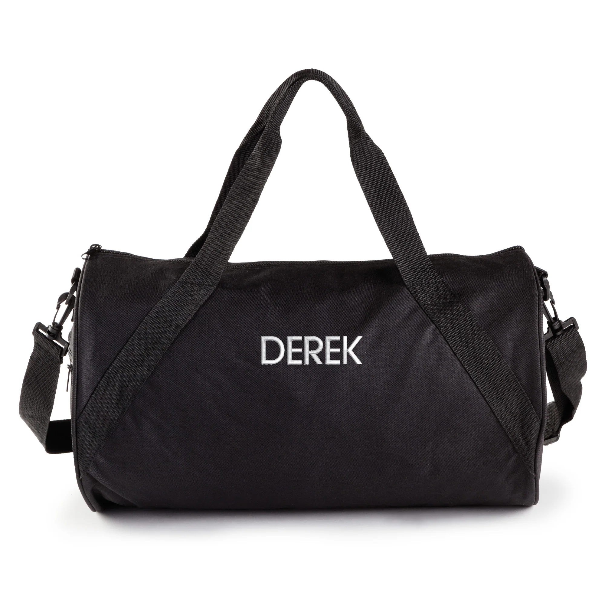 Personalized Travel Bag with White Block Name - Image 4