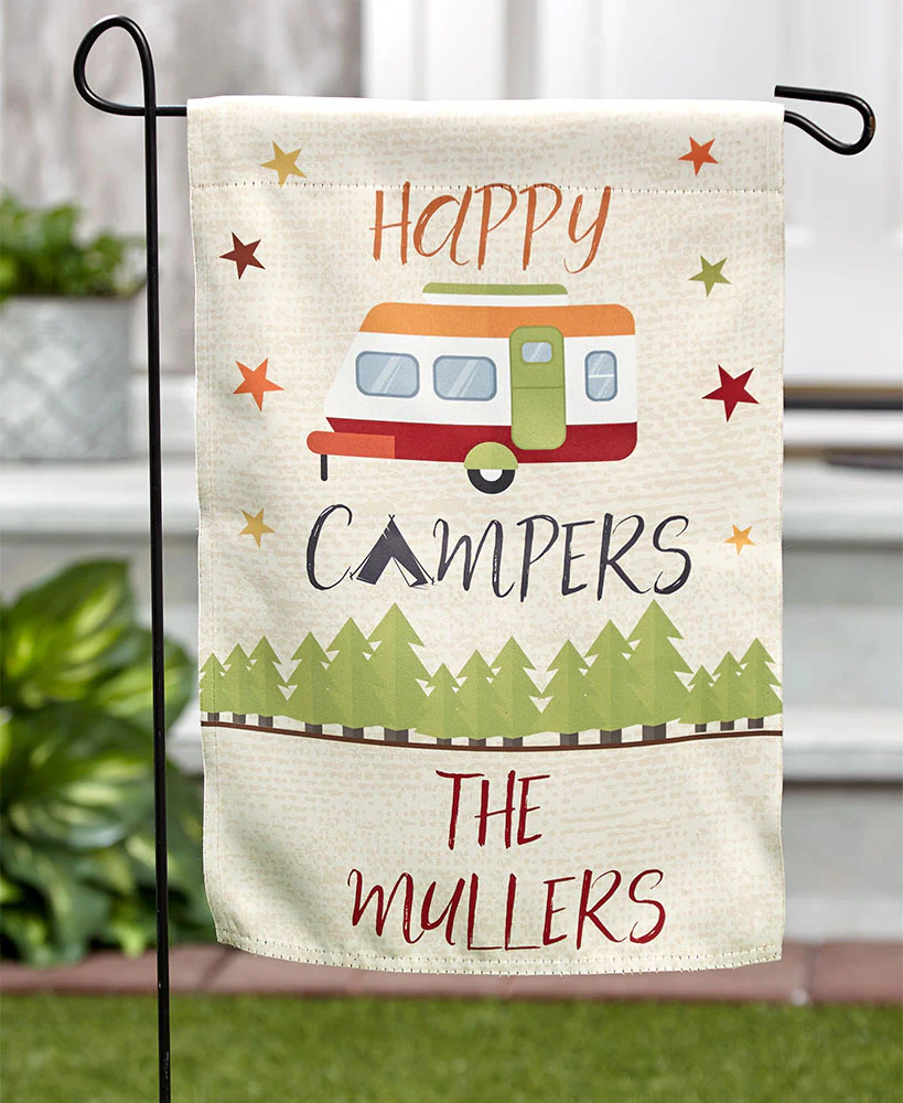 Personalized Welcome Double Sided Garden Flag - Image 3