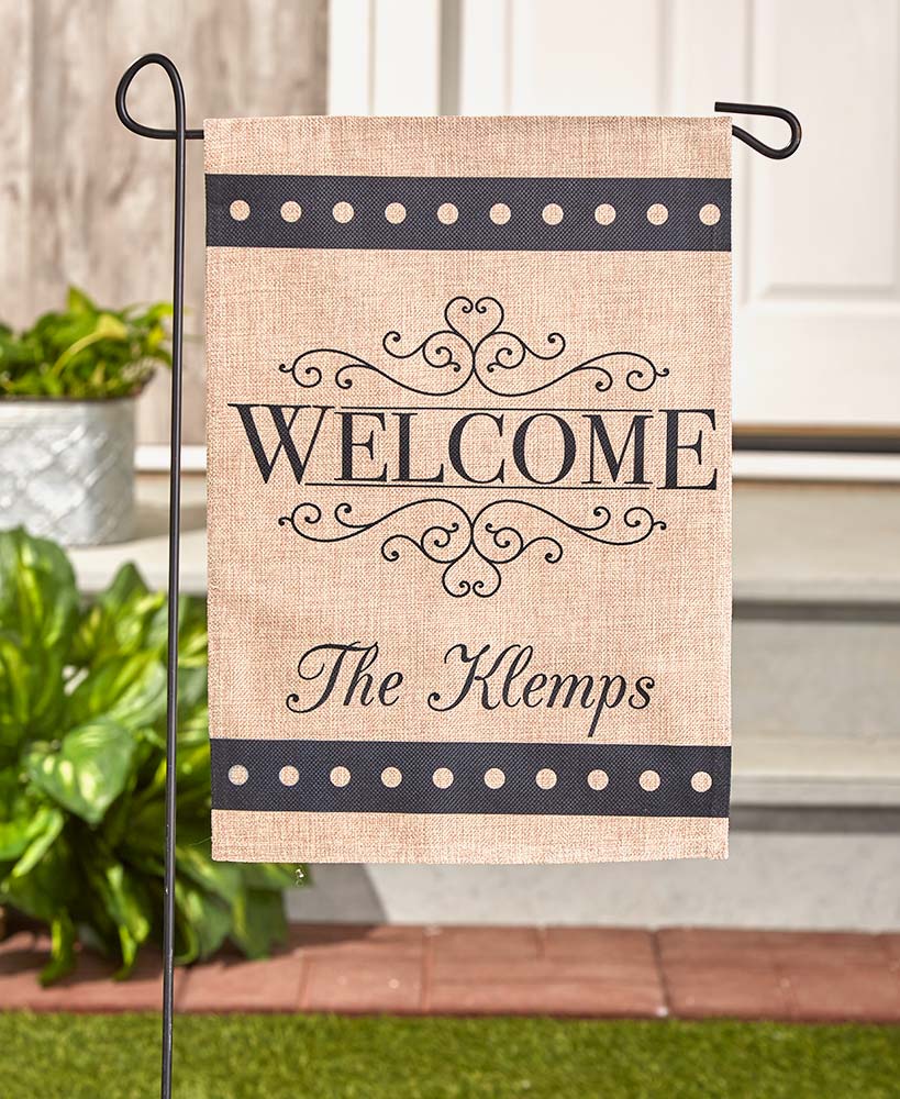 Personalized Welcome Double Sided Garden Flag - Image 4