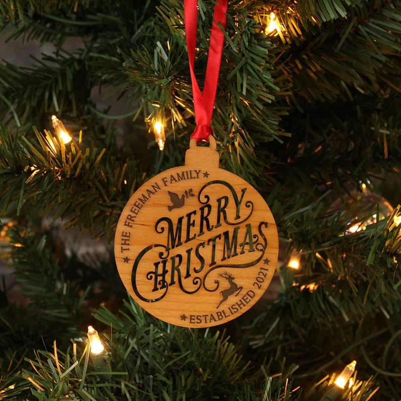 Personalized Wood Ornaments - Image 3