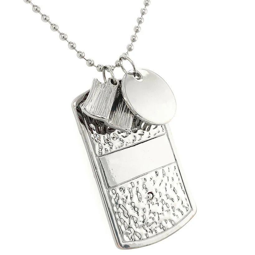 Personalized Year to Remember Dog Tag Necklace - Image 2