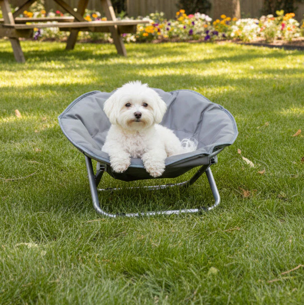 Pet Moon Chair Bed Foldable Indoor Outdoor Elevated Adjustable Height - Image 9
