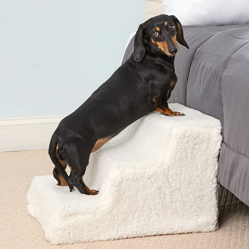 Pet Parade® Three Step Stairs Dog and Cat Easy Access To Beds Couch - Image 3